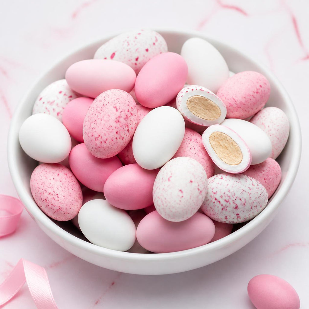 Pink and White Almonds